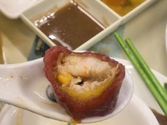 红米金栗脆皮虾肠-80s港式茶餐廳