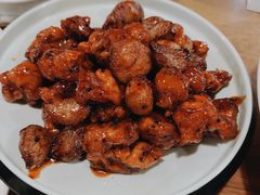黑蒜子牛肉粒-陈傻子餐厅(世纪都会店)