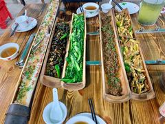 竹筒油麦菜-竹一味·竹筒饭