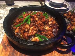 酱爆石锅蛙-绿茶餐厅(乐峰广场店)