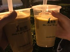 燕麦奶茶-1点点(银座和谐广场店)