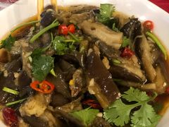 蒜泥茄子-大眼锅贴水饺(河东店)