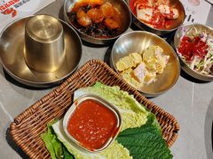 -草家酱蟹炭火烤肉店(珲春南路一店)