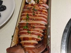 鱿鱼姿身烧-赤坂亭M9和牛烧肉·日料398放题(万达店)