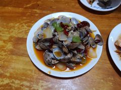 爆炒花斑蛤-温州一家人美食(西木头市店)