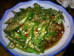 秋葵，很清爽可口，上菜也超级快的。。-德叔阙里·衢州菜馆(月湖店)