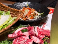 -草家酱蟹炭火烤肉店(珲春南路一店)