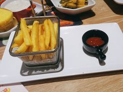 美国酸奶油香葱薯条-豪客来牛排(成都锦江大融城店)