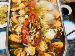 波士顿龙虾大咖-渡海小渔村.老辈日照菜