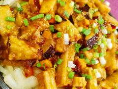 铁板鱼香茄子-燕春楼(海河华鼎店)