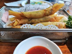 炸黄花鱼春卷-前海沿·青岛菜(大拇指广场石老人店)