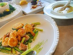 煎焗龙凤球配芦笋尖-三利音·浦之舟(滨江大道店)