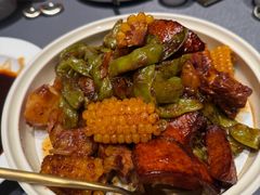压锅排骨炖豆角-小天厨民间菜馆(深圳街店)