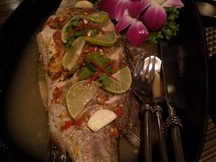 青柠蒸鲈鱼-Ruen Urai