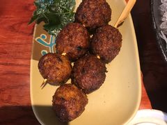 自制烤鸡肉丸子-大吉鲜鱼料理自慢(维也纳大厦店)