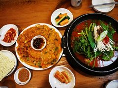 泡菜饼-喇喇排骨火锅·传统韩式脊骨汤(望京西园总店)