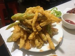 炸蔬菜-平山城鑫烧烤(建国楼店)