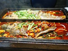 炭烤双味眉公鱼-茅炒屋龙虾·烧烤·湘菜(新河路店)