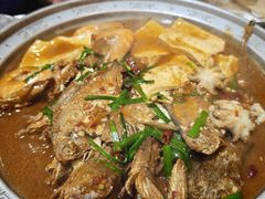 -东来菜馆•手抓海鲜家常菜•海鲜锅贴(鸽子窝店)