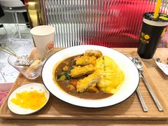 炸虾排咖喱蛋包饭-池奈·咖喱蛋包饭(熙地港店)