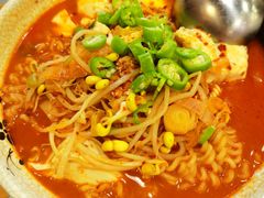 鲜豆腐热拉面-咕咕站韩国料理(紫金港店)
