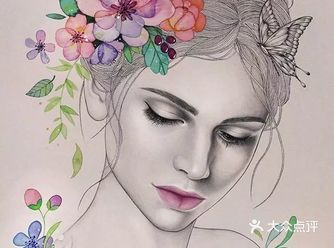 坚持画画一年的韩国美女，她画出了唯美插画，真的好美啊