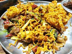 辛拉面爆鸡胗-原始泥炉烤肉(总店)
