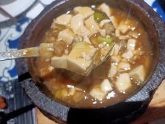 石锅鸡汤豆腐-绿茶餐厅(王府井永宁门店)