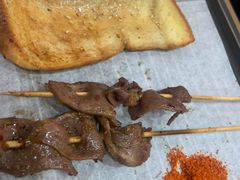 烤鸡胗-宝记烧烤·碳锅羊肉·羊蝎子火锅·夜食社(文体路创始店)