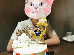 -咖咖熊蛋糕定制·英国蓝风车动物性淡奶油