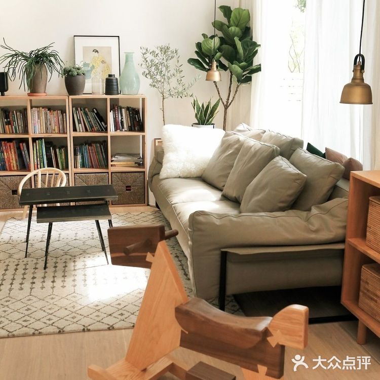 #客厅 #绿植 #书房 #书桌 #书架客厅硬装