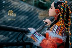 -后宫·古装汉服京剧儿童亲子全家福摄影