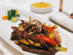 黑椒鲍菇牛仔柳-臻宝中餐厅·大连菜·海鲜·融合菜(大连一方城堡豪华精选酒店)