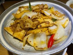 干锅千叶豆腐-吕氏疙瘩汤·海鲜新鲁菜(凯德mall新都心店)