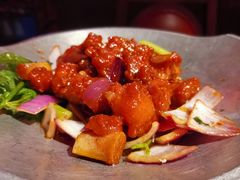 蒜香蜜汁排骨-绿茶餐厅(蓝色港湾店)