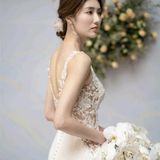 嫁了[调皮]被朋友夸上天像仙女的婚纱穿搭