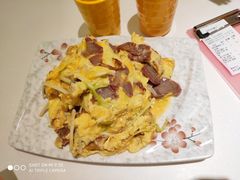 叉烧韭黄炒滑蛋-金利茶餐厅(中船汇店)