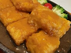 铁板鲍汁豆腐-峨嵋小镇·川菜(勒泰中心店)