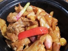 鲜沙姜啫鸡煲-大鸽饭(岗顶店)