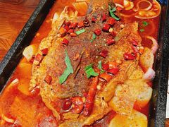 麻辣烤鱼-沙力海美食城 西北特色菜 烤肉店(北门坡店)