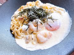 温泉蛋明太子意面-AO cafe＆bistro