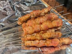 秘制羊肉小串-金太阳海鲜烧烤·本地人餐厅(星海公园店)