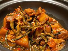 干豆角焖红烧肉-慕湘精致湖南菜(水贝店)