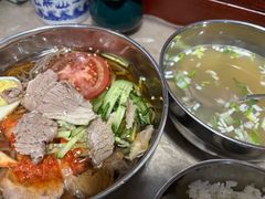-吉林延边牛肉汤饭，大冷面