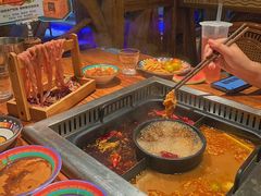 自助取餐区-老牌坊云南鱼豆花火锅(哈西万达店)