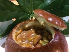 咖喱面包鸡-烛影拾光观景餐厅·创意菜·摄影·小提琴(大唐不夜城店)