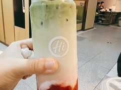 莓莓抹茶牛乳-海底捞火锅(杭州滨江九宜城店)