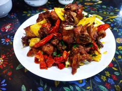 摩梭饵块鸡-泸沽肴(泸沽湖大洛水村农村信用社旁店)