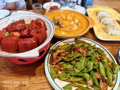 -东来菜馆•手抓海鲜家常菜•海鲜锅贴(鸽子窝店)