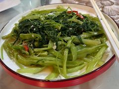 椒丝腐乳炒通菜-新榕记滨江壹號